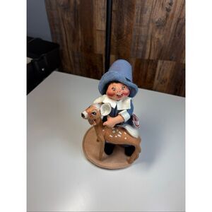 Annalee vintage boy with deer